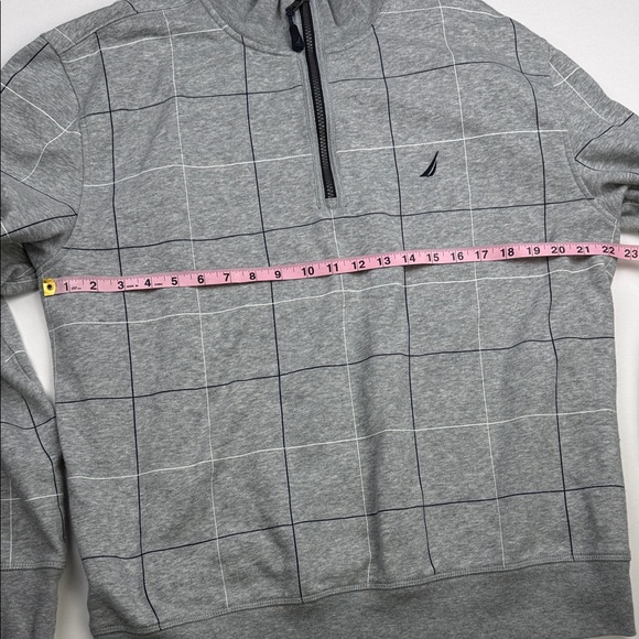 Nautica Men's Gray Zip-Up Sweater Size XL - Picture 4 of 5
